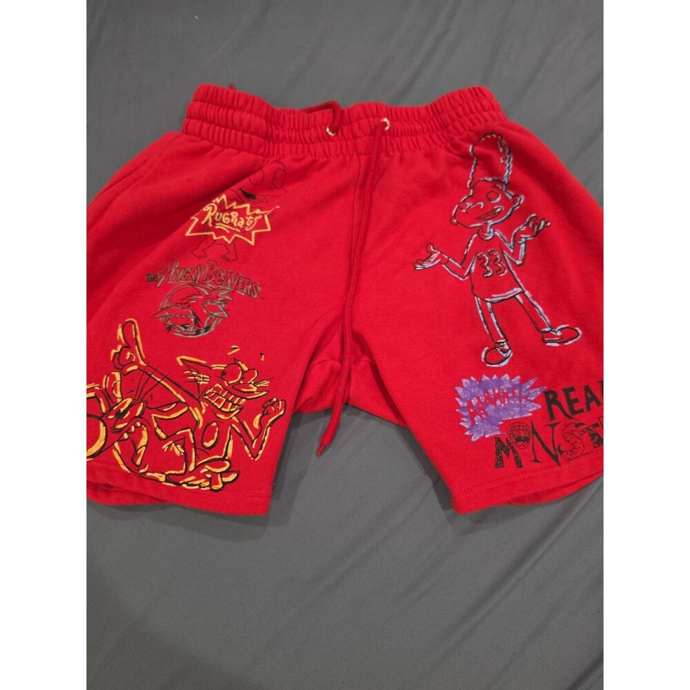 Red Nickelodeon Short Pant Size M Unisex #122